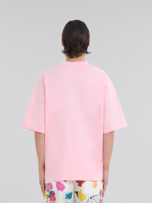MARNI T-Shirt With Bouquet Marni Logo Mens Apparel